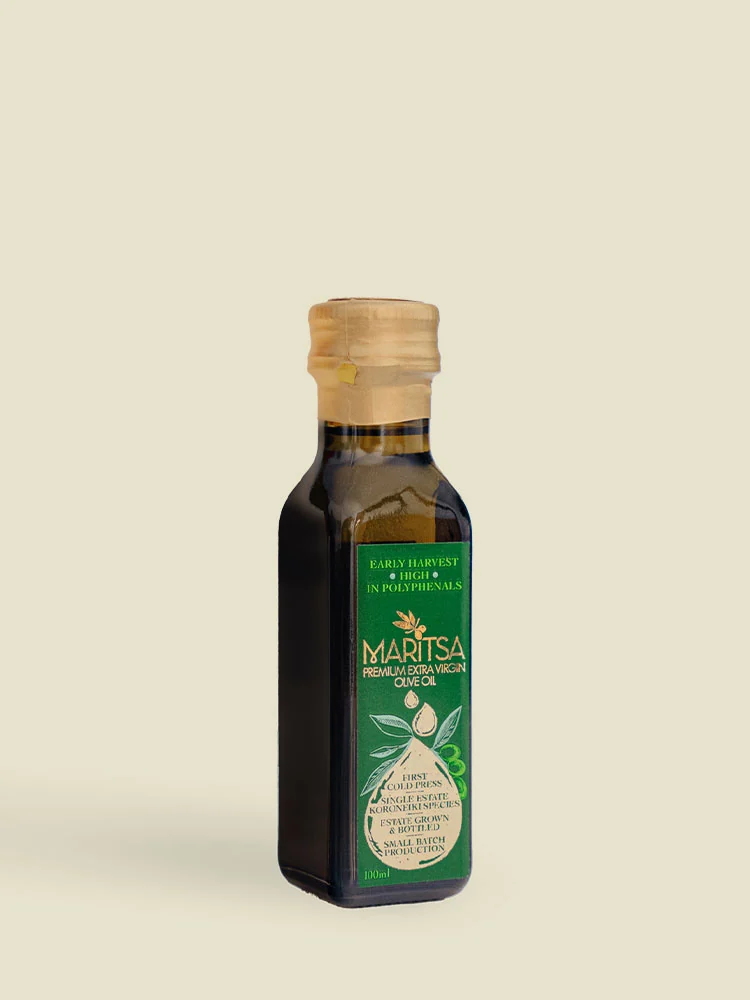 Maritsa 100ml bottle, single estate extra virgin olive oil