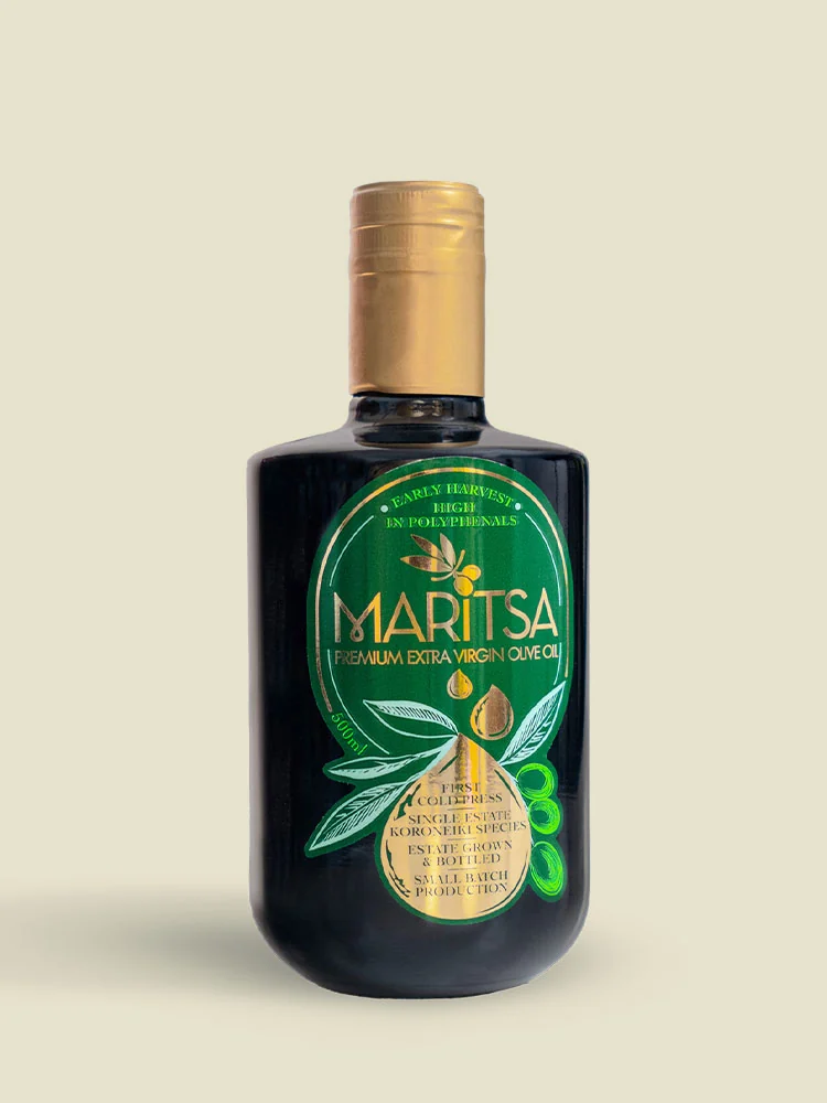 Maritsa 500ml bottle, single estate extra virgin olive oil